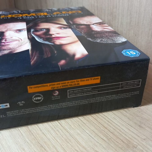 Homeland complete seasons 1-3 DVD with English subtitles