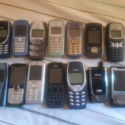 Nokia mobile phones used, old collection pack, all working