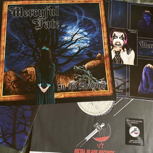 Mercyful Fate In The Shadows LP, purple, poster