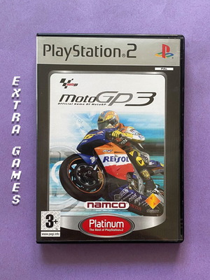 MotoGP 3 παιχνίδι PlayStation 2 μεταχειρισμένο, Platinum Edition