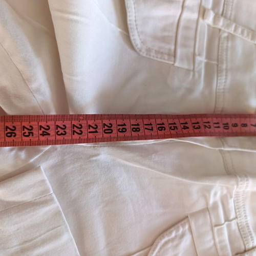 Le Group Woman White Summer Pants XS like new, elastic