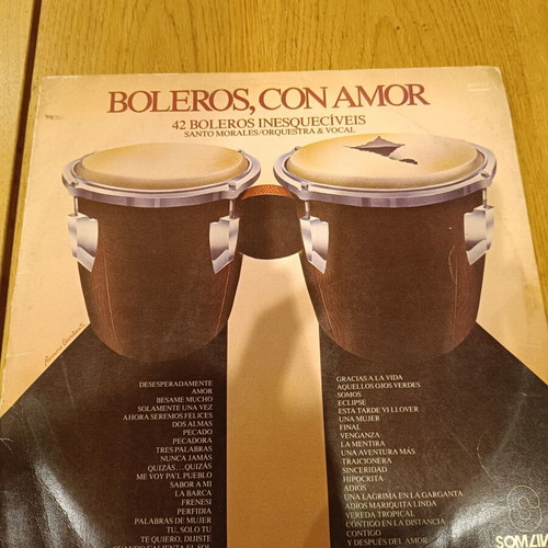 Boleros, Con Amor vinyl record used, Latin genre