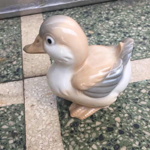 Porcelain ducks used, set of 2, decorative