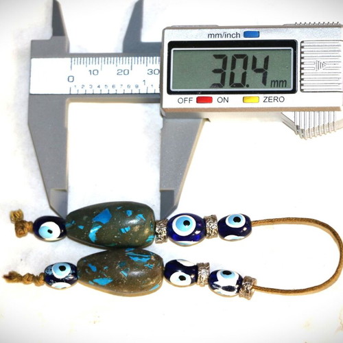 Indico Jewells handmade worry beads with turquoise and lapis lazuli