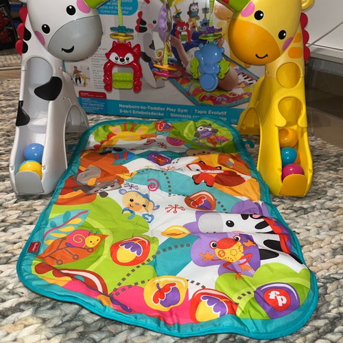 Fisher Price Jungle Animals Activity Gym like new with music