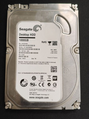 Seagate Barracuda ST1000DM003-1ER162 σκληρός δίσκος HDD 1TB 7200RPM