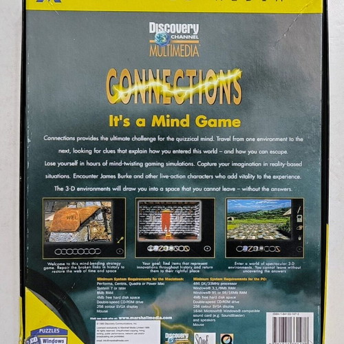 Connections It's a Mind Game PC like new, adventure