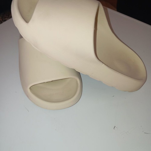 Flip-flops sabo size 44 used, anatomical sole, cream color