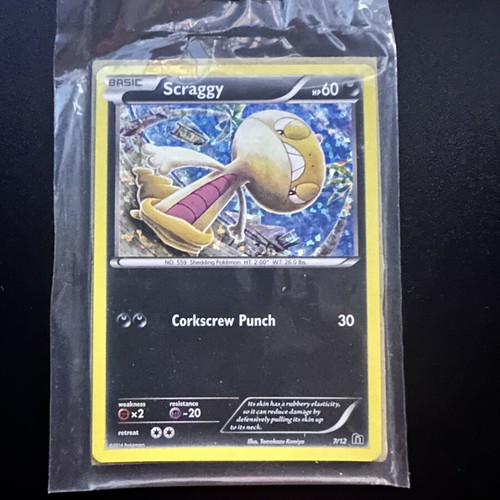 Scraggy Pokemon Card McDonalds 2016 Holo new, unsealed