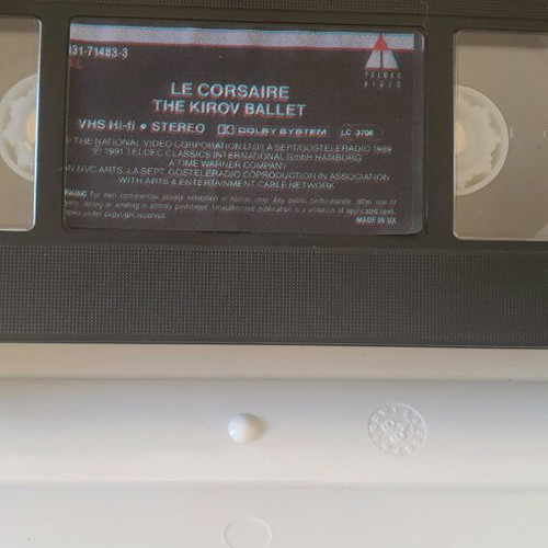 Ballet videocassettes like new, set of 7
