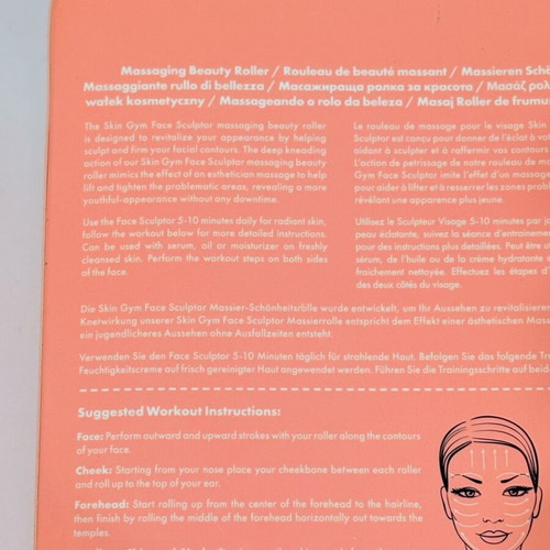Skin Gym Face Sculptor Beauty Roller new