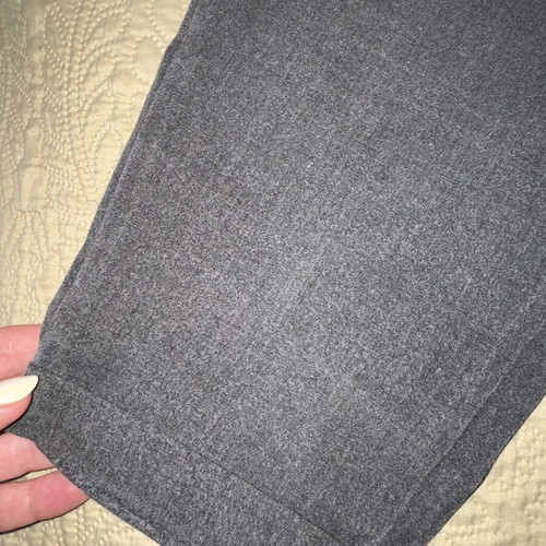 Pink Woman gray pants size L like new, elastic waist, pockets