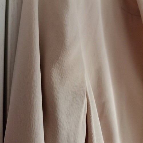 Satin jacket M new with belt pink nude
