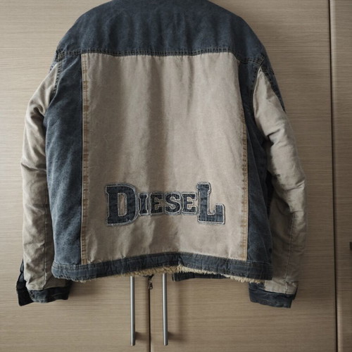 Diesel vintage men's denim jacket used, size L