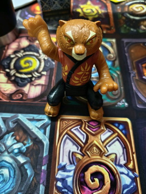McDonald's tiger figure from Kung Fu Panda used