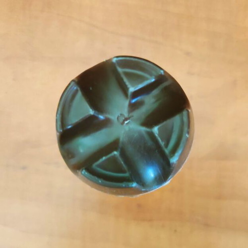 Monoplast vintage frappe shaker 70s, two-tone plastic