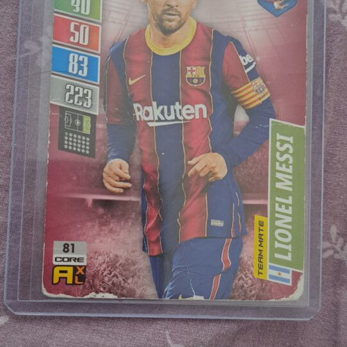 Messi rare card from season 20-21 like new