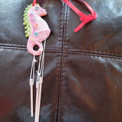 Wind chime used, metal