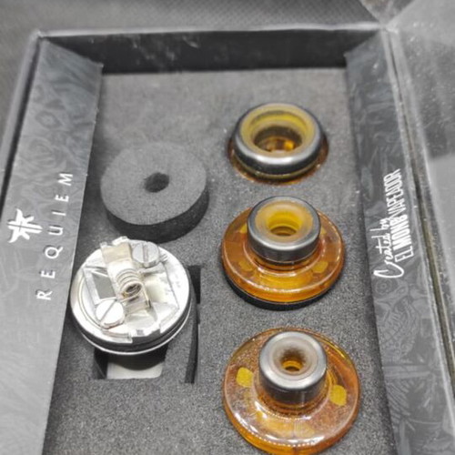 Requiem RDA used 22mm hybrid atomizer by Vandy Vape