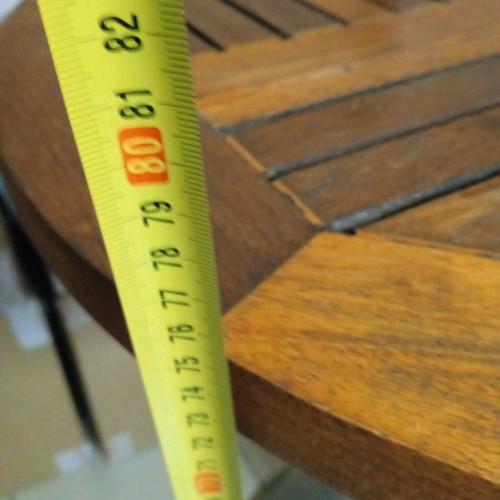 Outdoor tables used, pack of 3 pieces