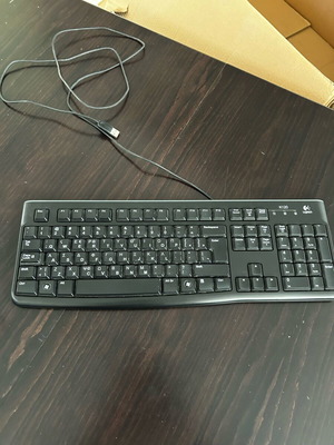 Keyboard Logitech K120 USB Wired σαν καινούργιο, μαύρο