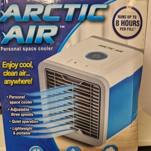 Arctic Air office AC like new, small USB fan