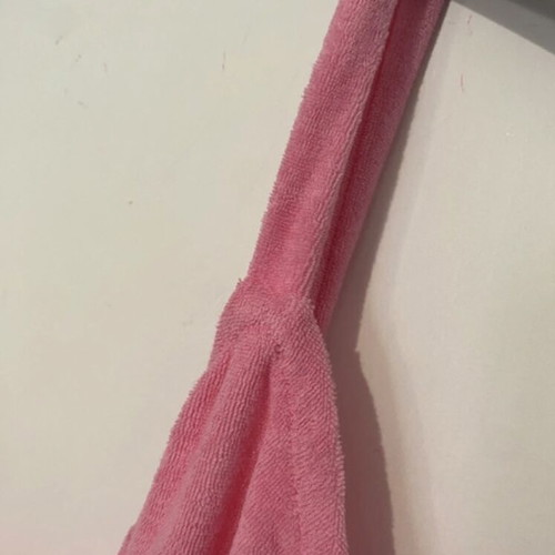 Benissimo Pink Beach Dress new, short terry fabric