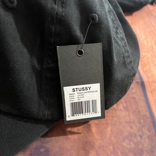 Stussy Stock Logo Cap new, black, one size