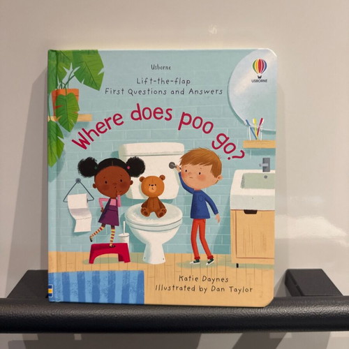 First Questions and Answers: Where Does Poo Go? new children's book in English