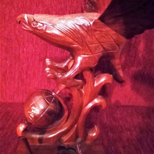 Handmade eagle from luxury wood like new