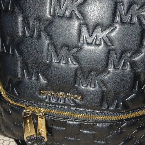 Michael Kors leather backbag used, black