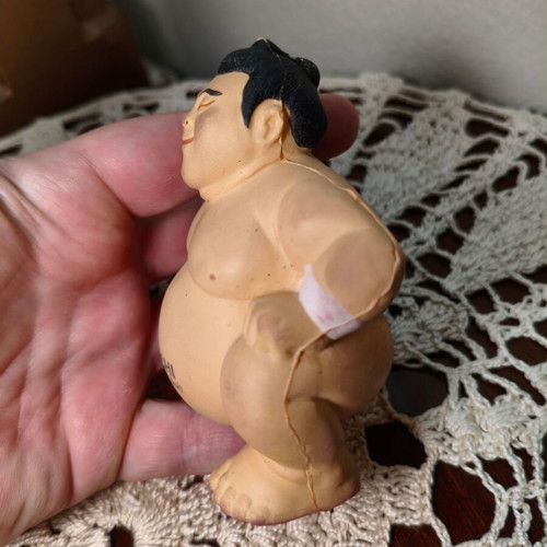 Vintage 2000 Hitachi Promo Sumo wrestler anxiety relief toy