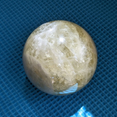 Large Citrine Sphere like new, 1860gr, 11cm diameter
