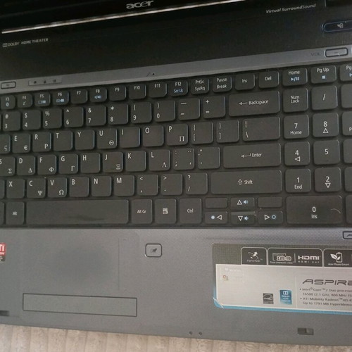 Laptop Acer Aspire 5738G μεταχειρισμένο με 4GB RAM και 256GB αποθήκευση