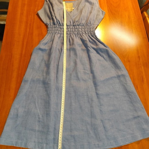 Soul Rebel linen dress like new, lavender blue