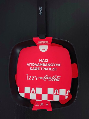 Izzy x Coca-Cola Grill Pan 28cm new with heat-resistant mat