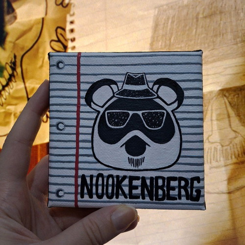 Handmade Tom Nook - Heisenberg frame new with acrylics