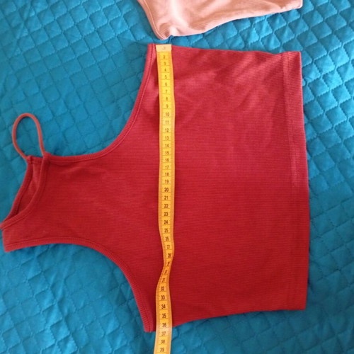 Shein crop tops like new, size S/36, beige and brown, 2 pieces