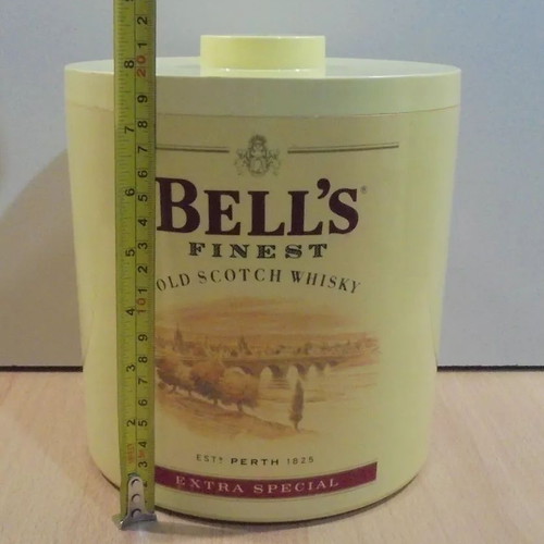 Bell's scotch whisky old promotional plastic ice bucket used