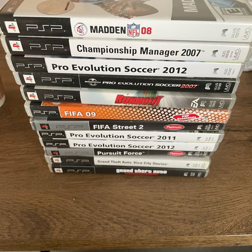 PSP games used, all together in good condition