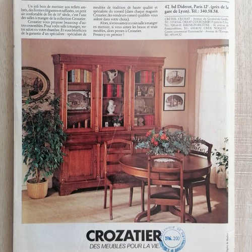 Art & Décoration magazine issue 235 1982 used, French