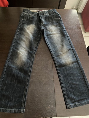 M-ONE blue jeans for boys age 10, size 140 cm
