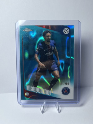 Marquinhos 2025-26 Topps Chrome UEFA Club Competitions Teal #92