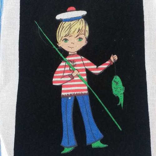 Velvet canvas for embroidery new, size approximately 22×32 cm