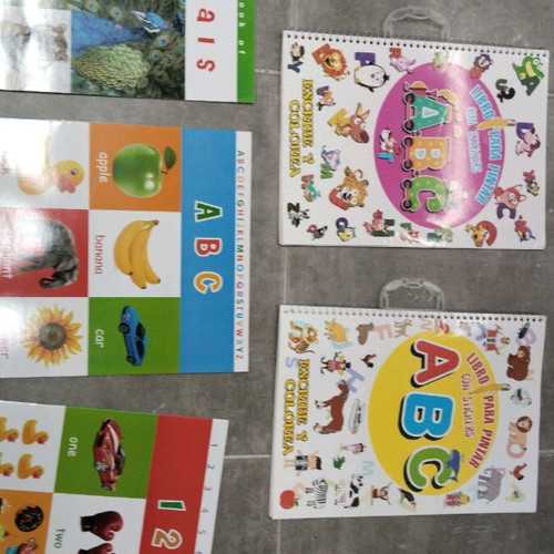 Preschool education books for toddlers, new, English