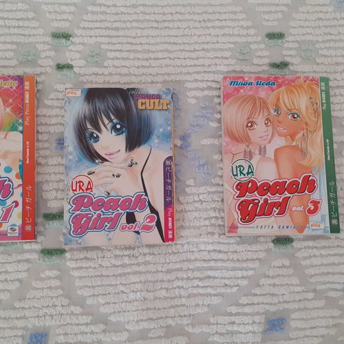 Ura Peach Girl manga used, volumes 1 to 3 in Italian