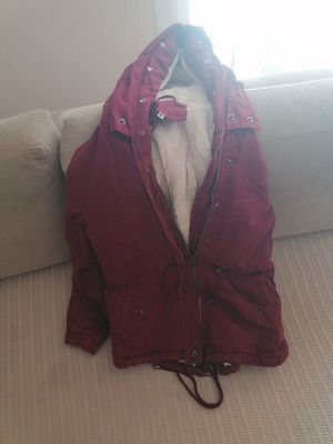 Women's jacket, red, size S