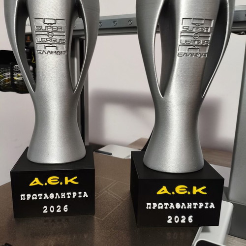 AEK Greece Championship Trophy 2026 New 3D Printed