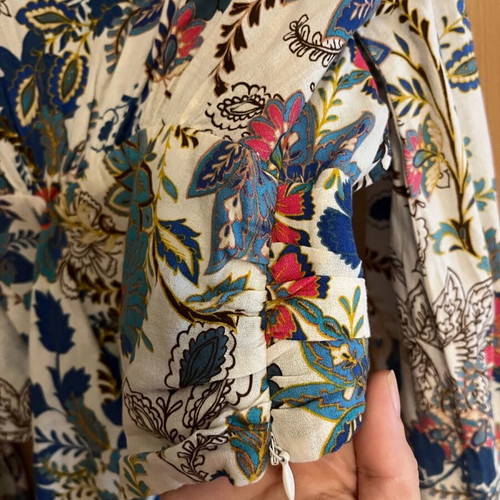 Floral blouse Zara like new, multicolor, size M