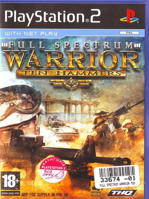 Full Spectrum Warrior Ten Hammers PlayStation 2 μεταχειρισμένο